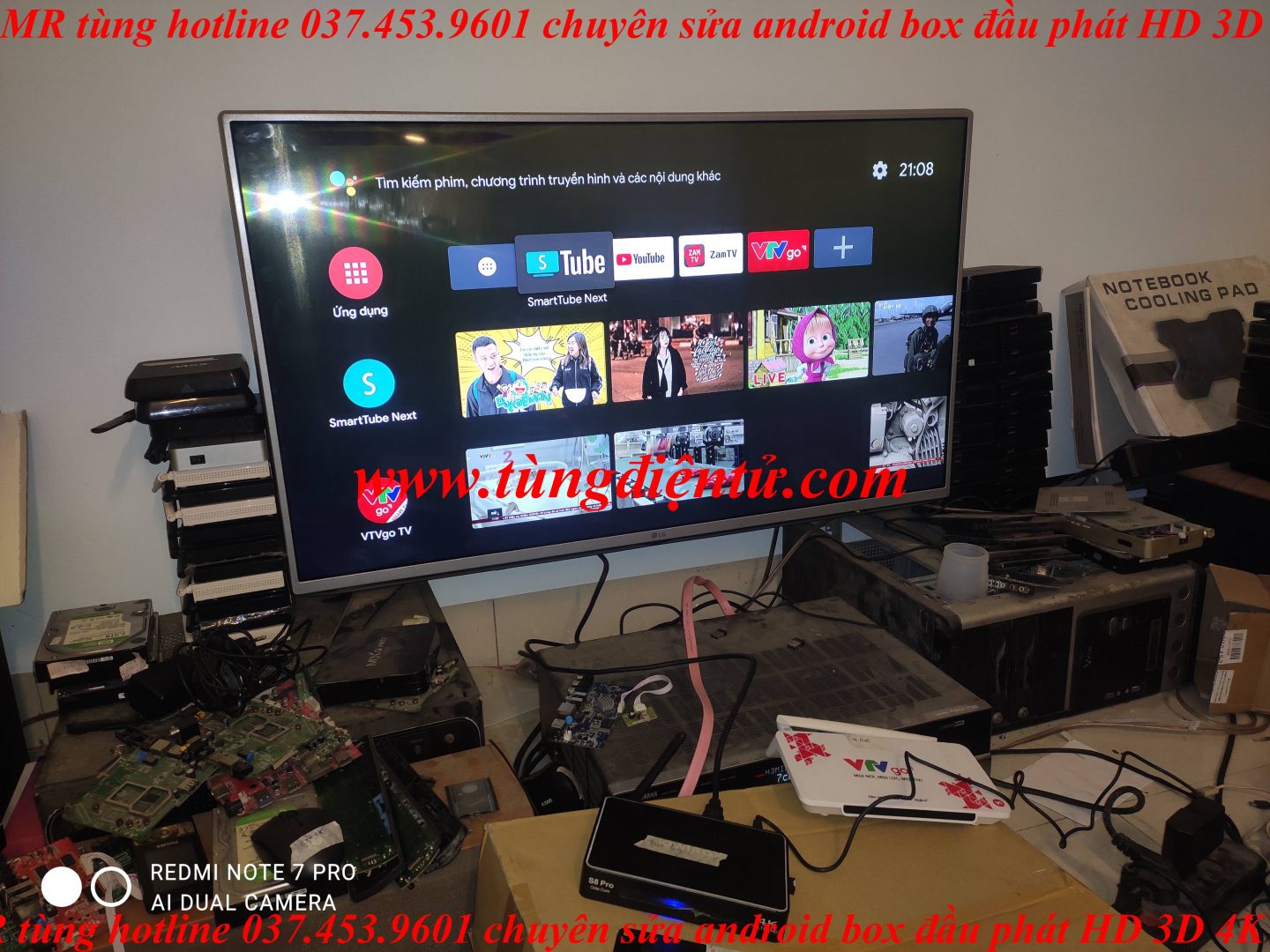 www.tùngđiệntử.com hotline 037.453.9601 chuyên sửa chữa android box đầu phát HD 3D 4K